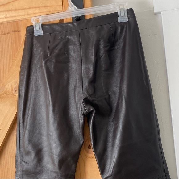 BCBGMaxAzria 100% Leather Brown Pants - Picture 5 of 8